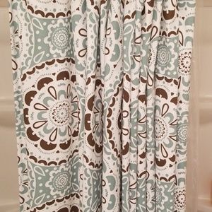 Fabric Shower Curtain EUC from target